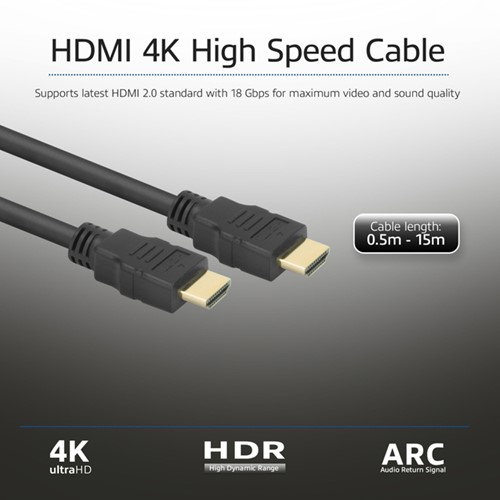 Kabel ACT HS v2.0 HDMI-A male HDMI-A ml (AWG30) 3m 1 Stuk-2