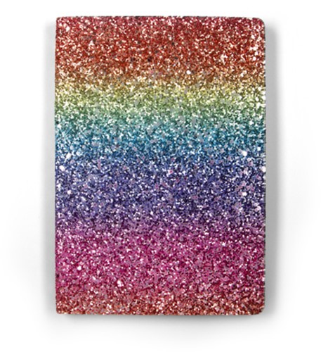 Notitieboek Paperclip Rainbow A5 lijn 96 vel 100gr 1 Stuk