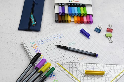 Fineliner Pentel Pointliner S40-B fijn rood 1 Stuk-3