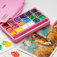 Gouache HIMI 18 kleuren 30gr box roze 1 Stuk-4