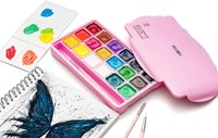 Gouache HIMI 18 kleuren 30gr box roze 1 Stuk-5