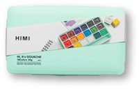 Gouache HIMI 18 kleuren 30gr box groen 1 Stuk