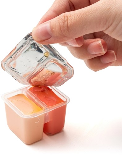 Gouache HIMI twin cups 48 kleuren 12gr box peach 1 Stuk-5