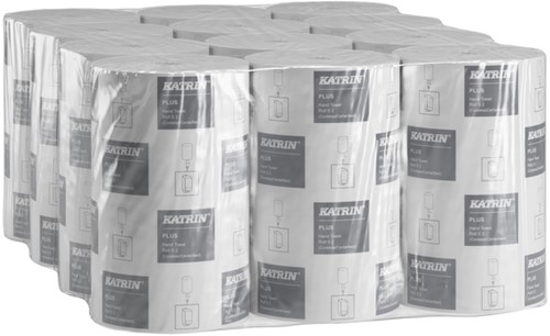 Poetspapier Katrin Plus klein 2laags 240 vel wit 12 Rol-2