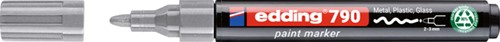 Paintmarker edding 790 alcoholbasis 2-3mm zilver 1 Stuk