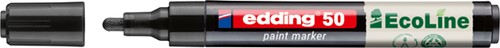 Paintmarker edding 50 Eco waterbasis 2-3mm zwart 1 Stuk