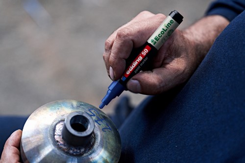 Paintmarker edding 50 Eco waterbasis 2-3mm groen 1 Stuk-2