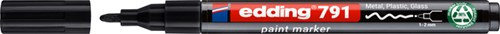 Paintmarker edding 791 alcoholbasis 1-2mm zwart 1 Stuk