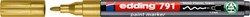 Paintmarker edding 791 alcoholbasis 1-2mm goud 1 Stuk