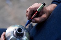 Paintmarker edding 50 Eco waterbasis 2-3mm wit 1 Stuk-3