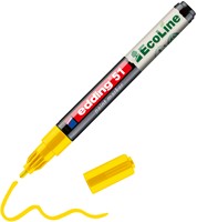Paintmarker edding 51 Eco waterbasis 1-2mm geel 1 Stuk-2