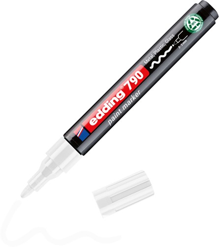 Paintmarker edding 790 alcoholbasis 2-3mm wit 1 Stuk-2