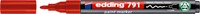 Paintmarker edding 791 alcoholbasis 1-2mm rood 1 Stuk