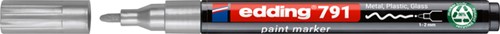 Paintmarker edding 791 alcoholbasis 1-2mm zilver 1 Stuk