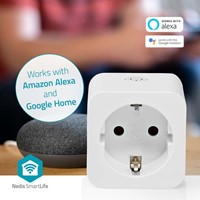Slimme stekker Nedis Smartlife Wifi 3 stuks wit 3 Stuk-3