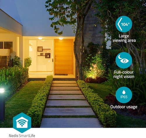 Beveiligingscamera Nedis Smartlife Wifi buiten wt 1 Stuk-5