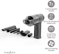 Handstofzuiger / luchtblazer Nedis 90W zwart 1 Stuk-1