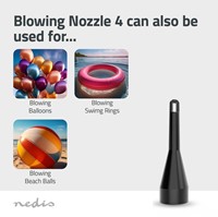 Handstofzuiger / luchtblazer Nedis 90W zwart 1 Stuk-4