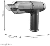 Handstofzuiger / luchtblazer Nedis 90W zwart 1 Stuk-5