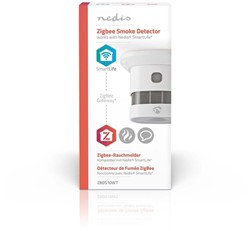 Rookmelder Nedis Zigbee 3.0 Wifi 10 jaar wit 1 Stuk