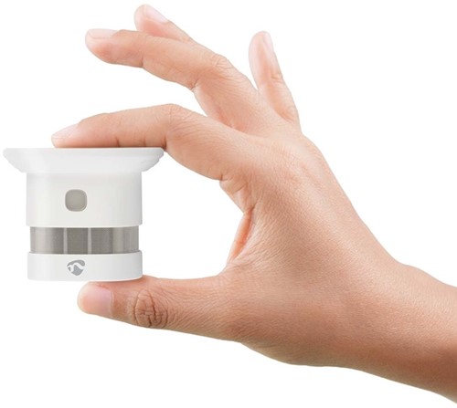 Rookmelder Nedis Zigbee 3.0 Wifi 10 jaar wit 1 Stuk-2