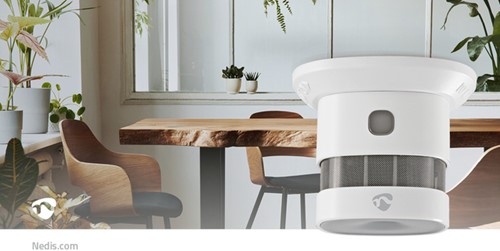 Rookmelder Nedis Zigbee 3.0 Wifi 10 jaar wit 1 Stuk-6