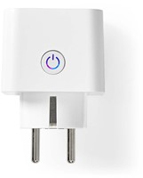 Slimme stekker Nedis Smartlife Wifi enkel wit 1 Stuk-1