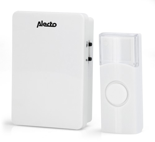 Deurbel Alecto draadloos ADB-11WT  wit 1 Stuk