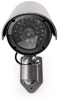 Dummy beveiligingscamera Nedis buiten grijs 1 Stuk-2