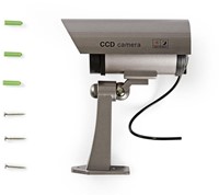Dummy beveiligingscamera Nedis buiten grijs 1 Stuk-3