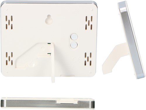 Thermometer hygrometer Alecto WS-55 wit - zilver 1 Stuk-1