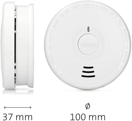 Rookmelder Alecto 2 stuks SA20 wit 2 Stuk-3
