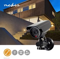 Dummy beveiligingscamera Nedis solar buiten grijs 1 Stuk-3