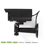 Dummy beveiligingscamera Nedis solar buiten grijs 1 Stuk-2