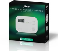 Koolmonoxidemelder Alecto 10 jaar sensor wit 1 Stuk-2