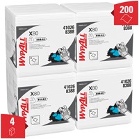 Poetsdoek WypAll X80 PowerClean 305x317mm wit 4 pak-2