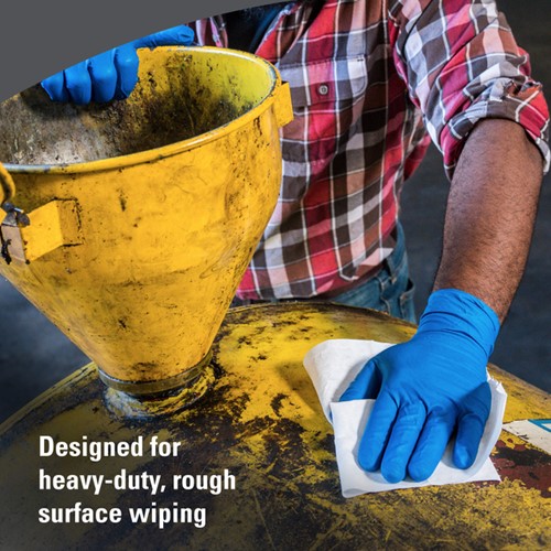 Poetsdoek WypAll X80 PowerClean 305x317mm wit 4 pak-3