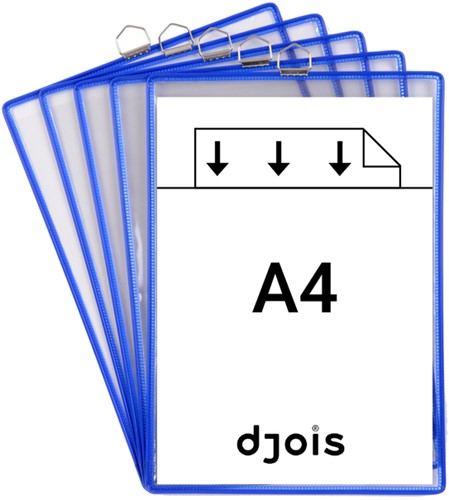 Zichtpanelenframe hangend Tarifold A4 blauw 5st 5 Stuk-2