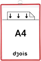 Zichtpanelenframe hangend Tarifold A4 rood 5st 5 Stuk