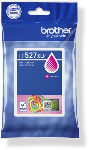 Inktcartridge Brother LC-527XLM rood 1 Stuk
