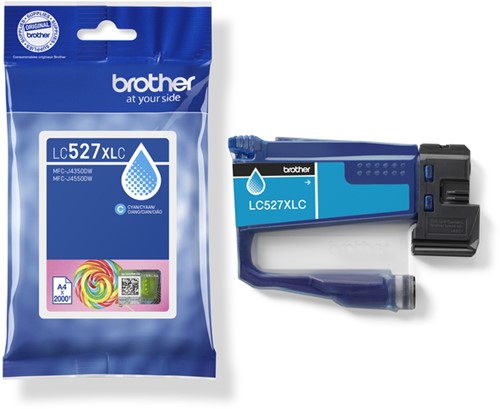 Inktcartridge Brother LC-527XLC blauw 1 Stuk-3