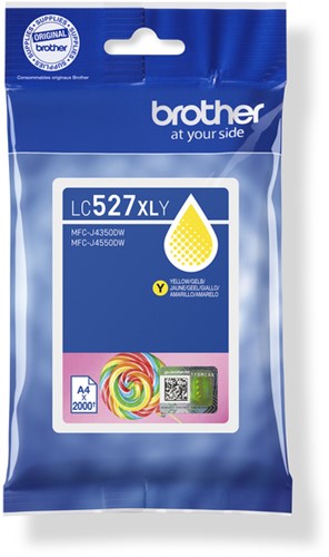 Inktcartridge Brother LC-527XLY geel 1 Stuk
