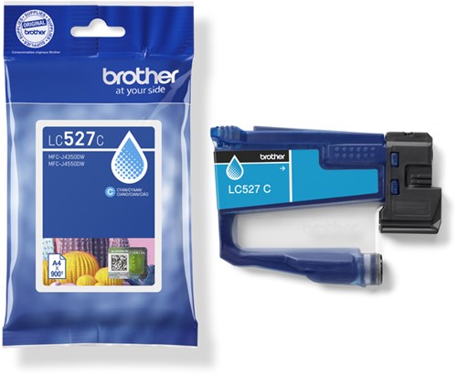 Inktcartridge Brother LC-527C blauw 1 Stuk-3