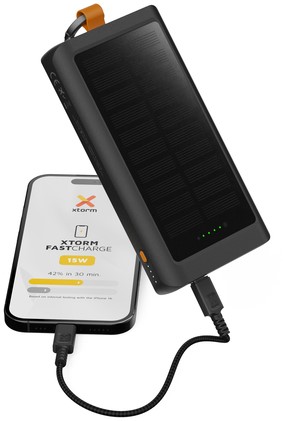 Powerbank Xtorm Solar and Light 10.000 zwart 1 Stuk-1