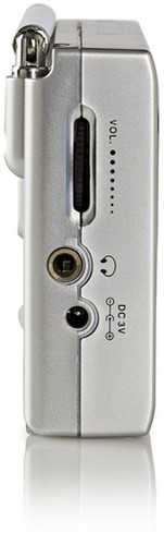 Wereldradio Nedis met wekker RDWR1000GY 1 Stuk-2