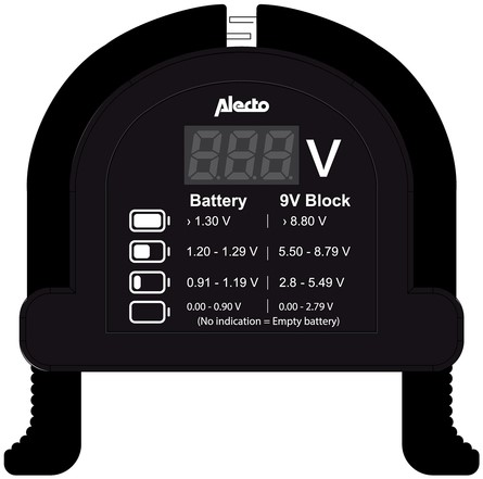 Batterijtester Alecto BTT2 1 Stuk