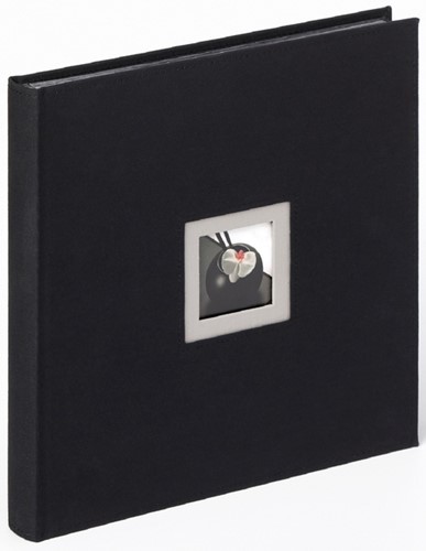 Fotoalbum walther design Black White 30x30cm zw 1 Stuk