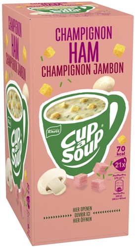 Cup a Soup Knorr champignon ham 175ml 21 Zak-2