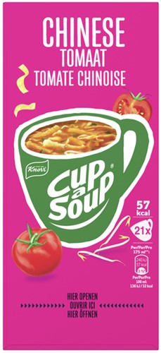 Cup a Soup Knorr Chinese tomaat 175ml 21 Zak-2