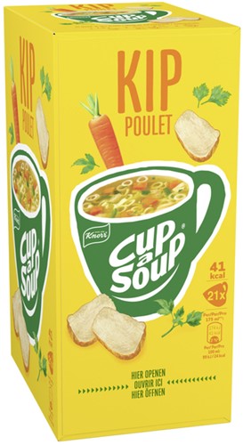 Cup a Soup Knorr kip 175ml 21 Zak-3